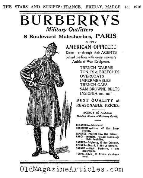 art of the trench burberry|Burberry trench coat history.